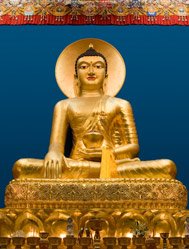 Budda statue In Lerab Ling