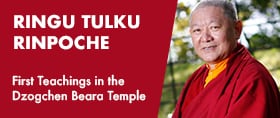 Ringu Tulku Rinpoche First Teachings in the Temple